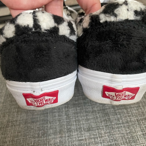 Worn once. Like new! Vans Old Skool "Sherpa Checkerboard" sneakers - Picture 7 of 7